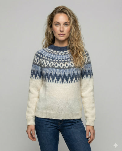 Nordischer Strickpullover Damen