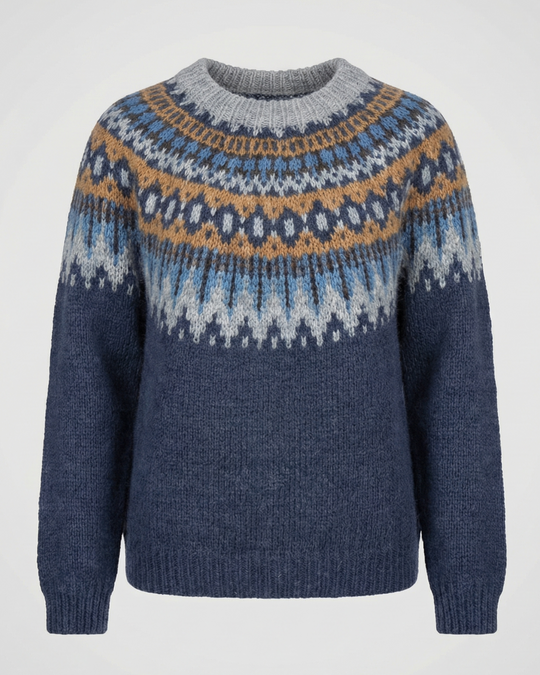 Nordischer Strickpullover Damen