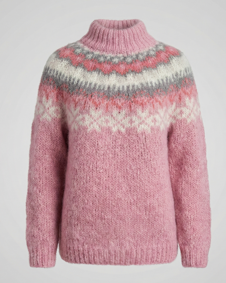Nordischer Strickpullover Damen