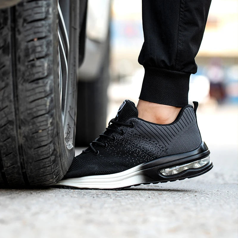 Unisex Sicherheitsschuhe S1 mit Stahlkappe und Kevlar-Zwischensohle