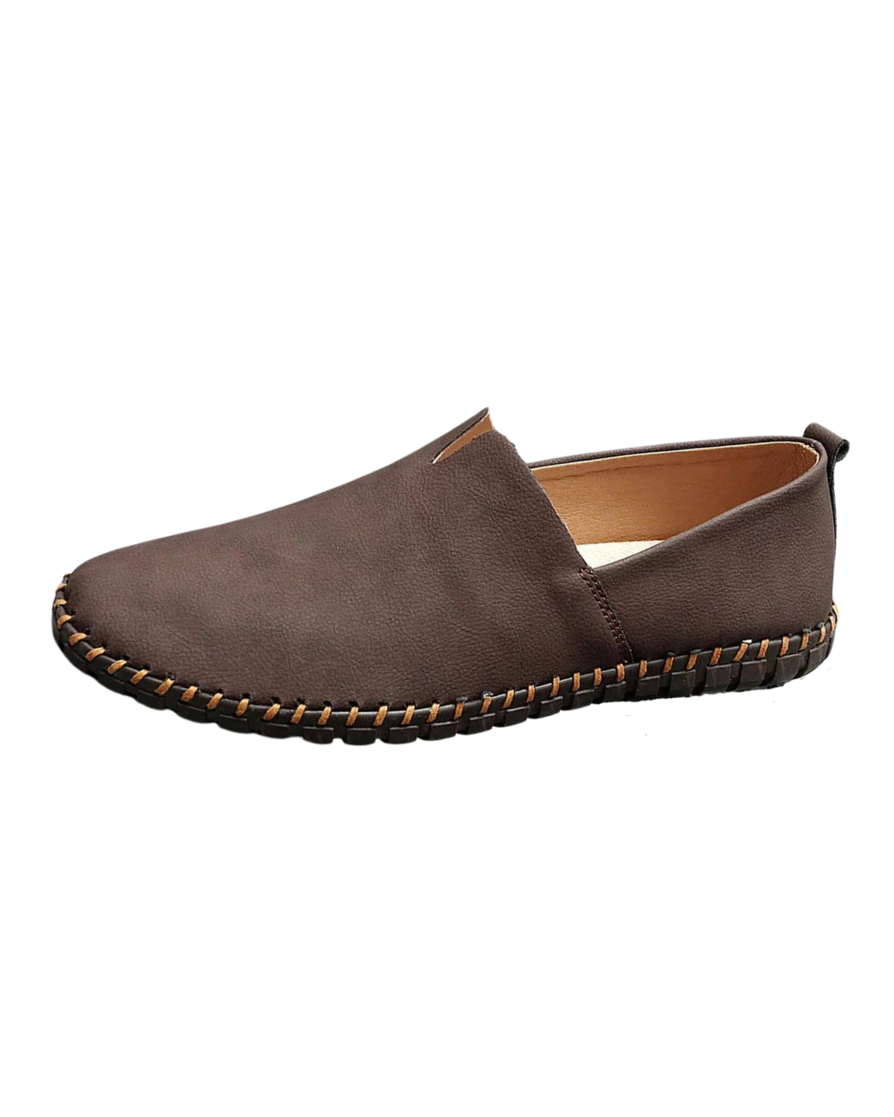 Stichdetail-Lederloafers