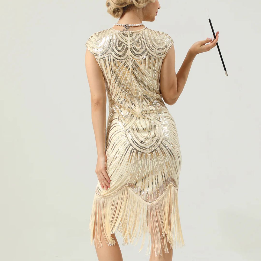 1920Er Gatsby-Stil Glitzerndes Kleid - Vittorelli