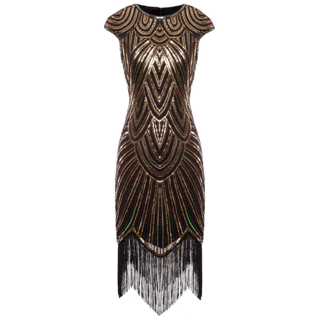 1920Er Gatsby-Stil Glitzerndes Kleid - Vittorelli