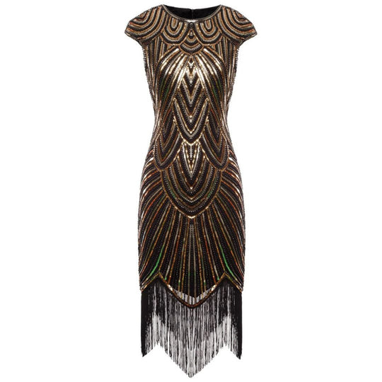 1920Er Gatsby-Stil Glitzerndes Kleid - Vittorelli