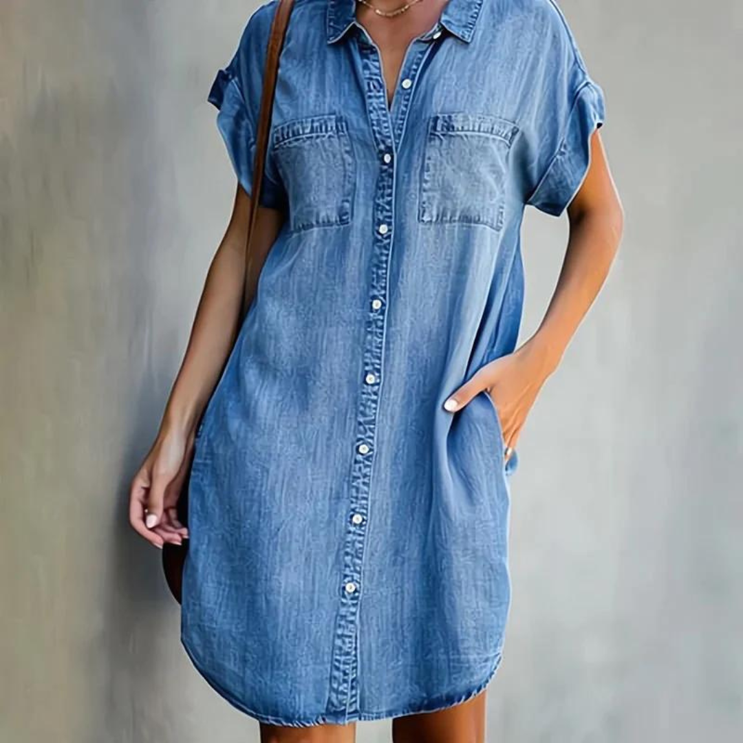 Hochwertiges Denimkleid