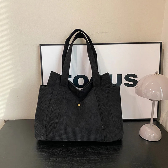 Nord Taschen | Tasche für Damen - Geräumige Cordtasche mit modernem Design und praktischen Trägern