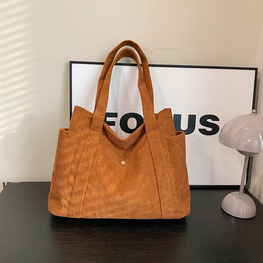 Nord Taschen | Tasche für Damen - Geräumige Cordtasche mit modernem Design und praktischen Trägern