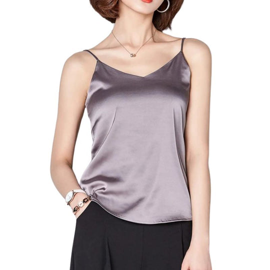 Nord Taschen | Neck Satin Crop Top Damen