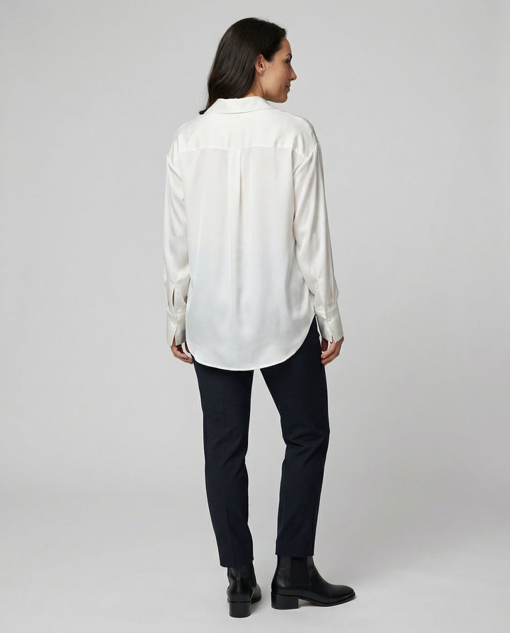 Luxuriöse Elegante Seidenbluse Damen