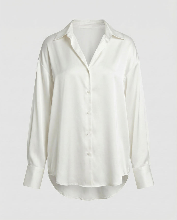 Luxuriöse Elegante Seidenbluse Damen