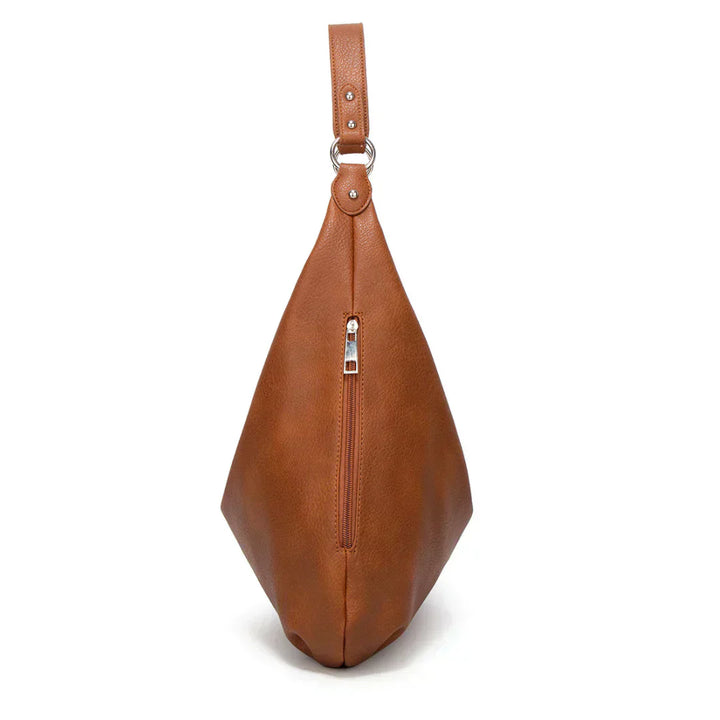 Nord Taschen | Große vegane Kuhfell-Hobo-Tasche, übergroße Schultertasche