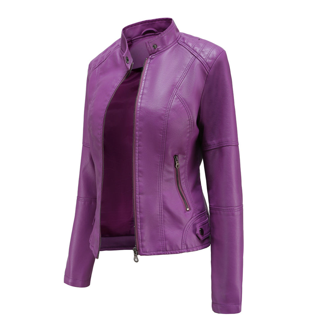 Zeitlose Lederjacke für Frauen