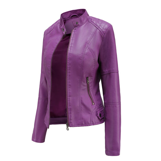 Zeitlose Lederjacke für Frauen