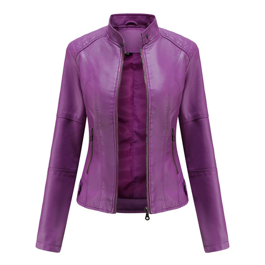 Zeitlose Lederjacke für Frauen