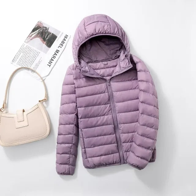 Leichte und praktische Daunenjacke für Frauen