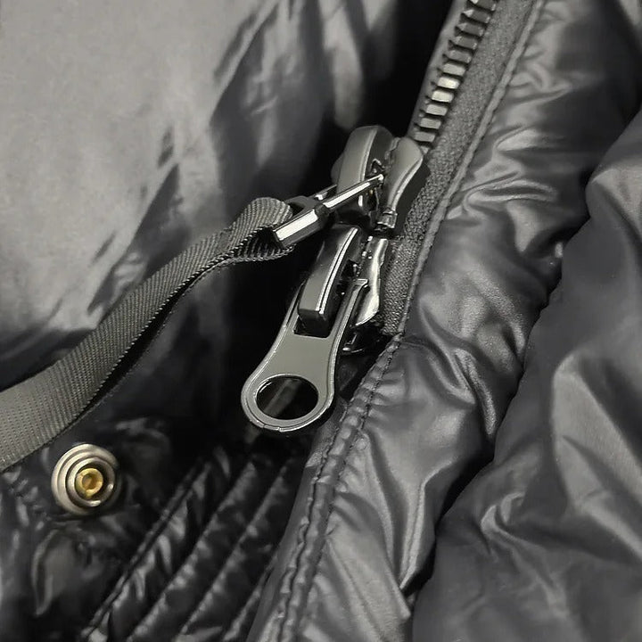 Nord Taschen | Daunen Wintermantel Damen Gepolsterter Lange Mantel