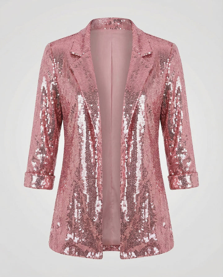Eleganter Pailletten Blazer Damen