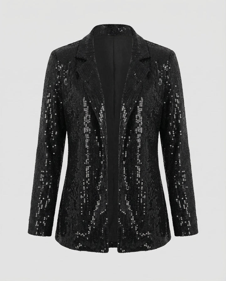 Eleganter Pailletten Blazer Damen