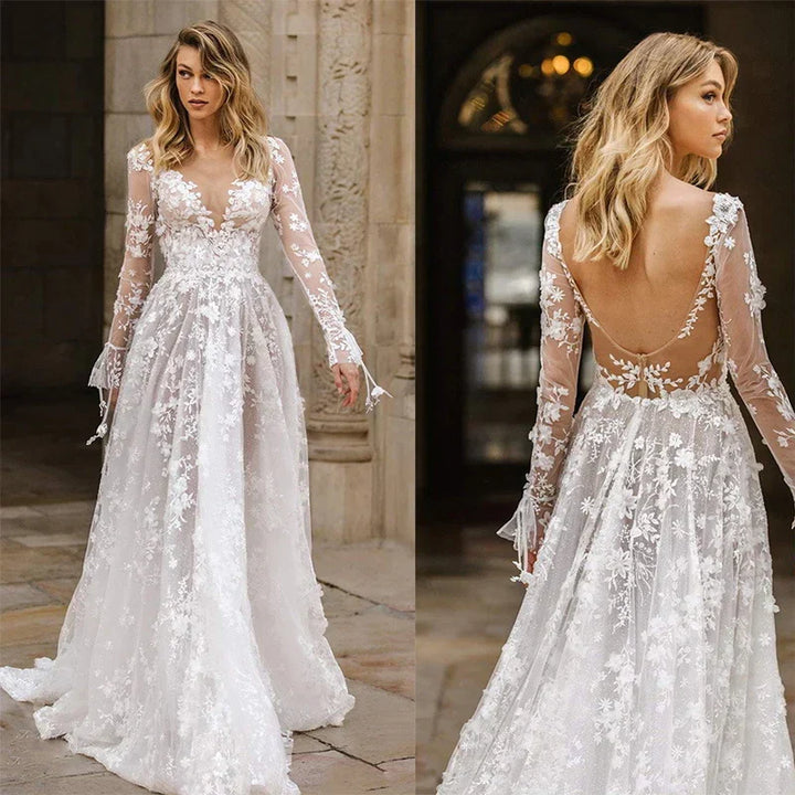 Brautkleid aus Spitze