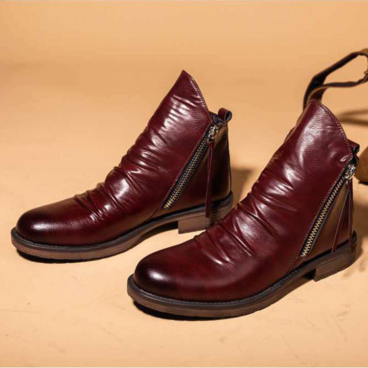 Lässige Herbst Stilvolle Stiefel mit Reißverschluss für Männer