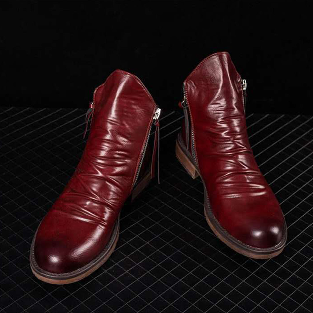 Lässige Herbst Stilvolle Stiefel mit Reißverschluss für Männer