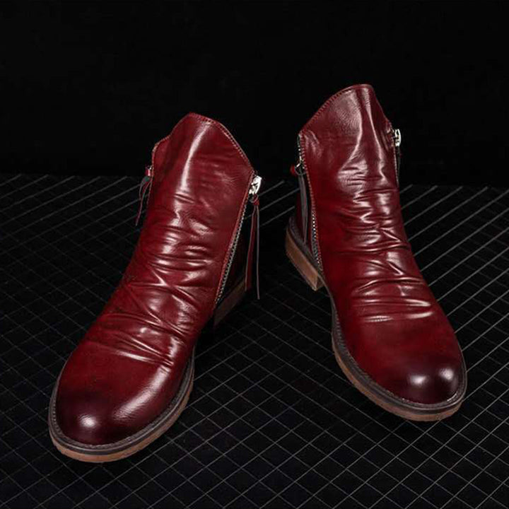 Lässige Herbst Stilvolle Stiefel mit Reißverschluss für Männer