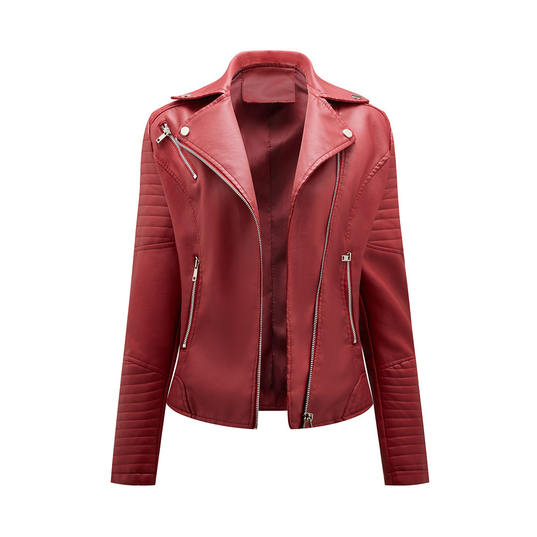 Elegante Lederjacke für Frauen