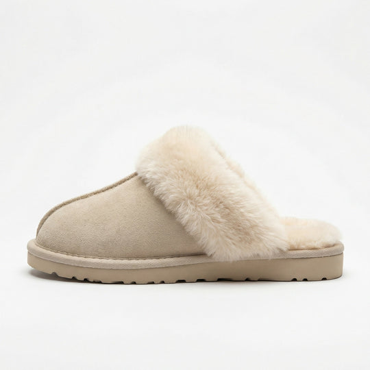 Clogs - Damen Retro Wildleder Slip-On Mule - Vittorelli