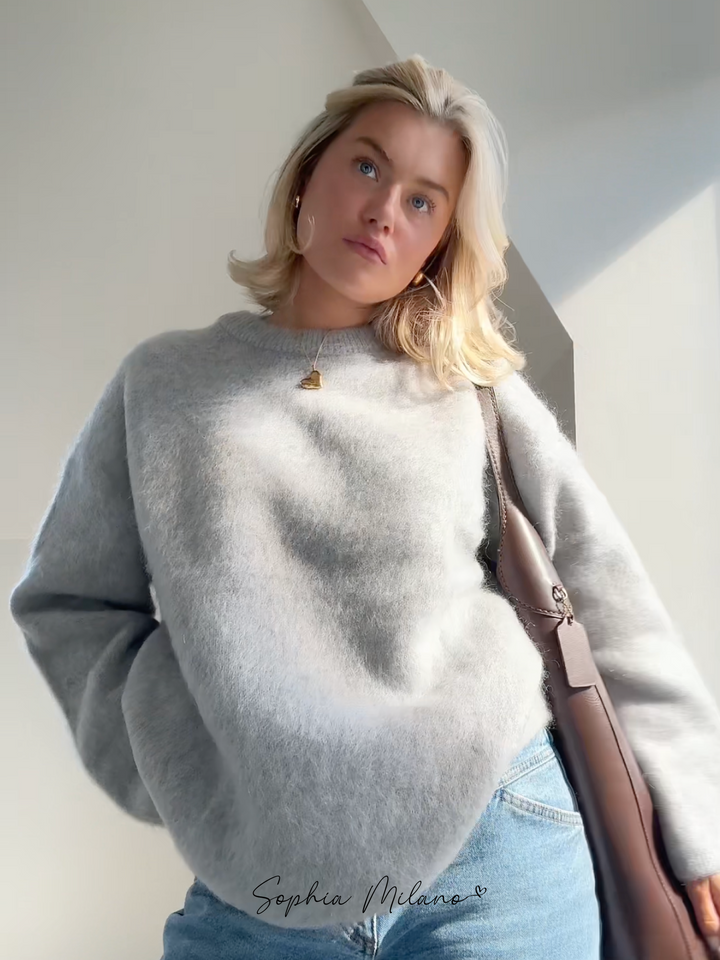 Mohair Crewneck Pullover