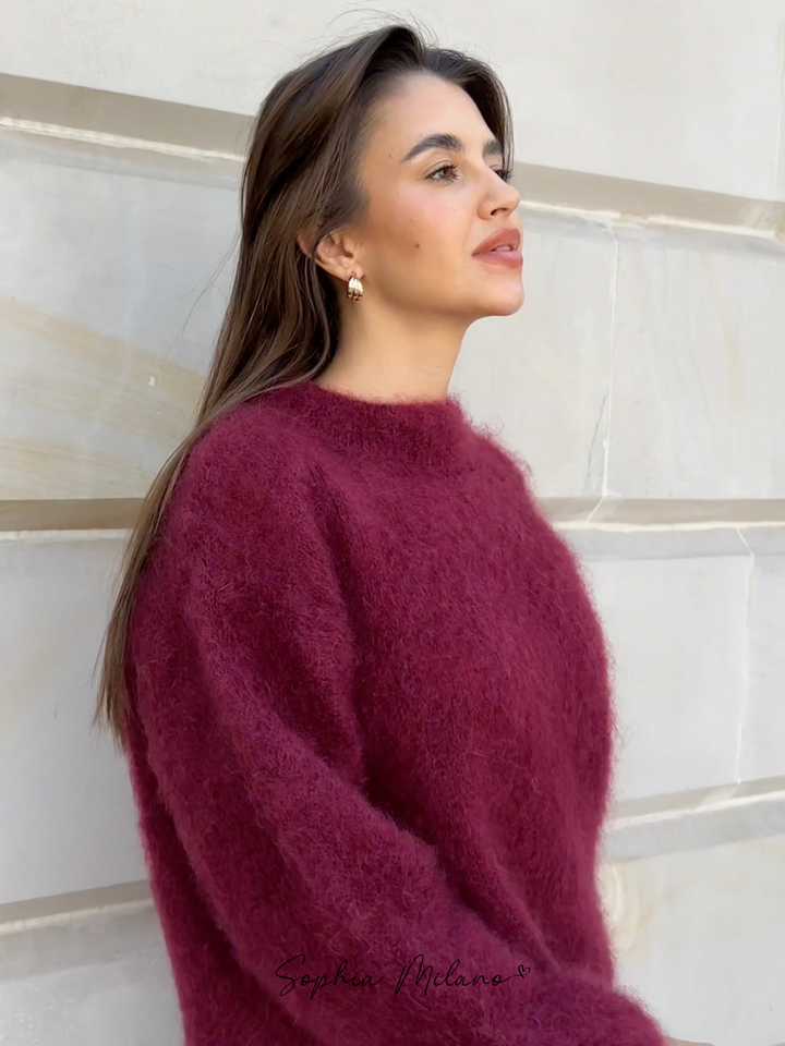 Mohair Crewneck Pullover