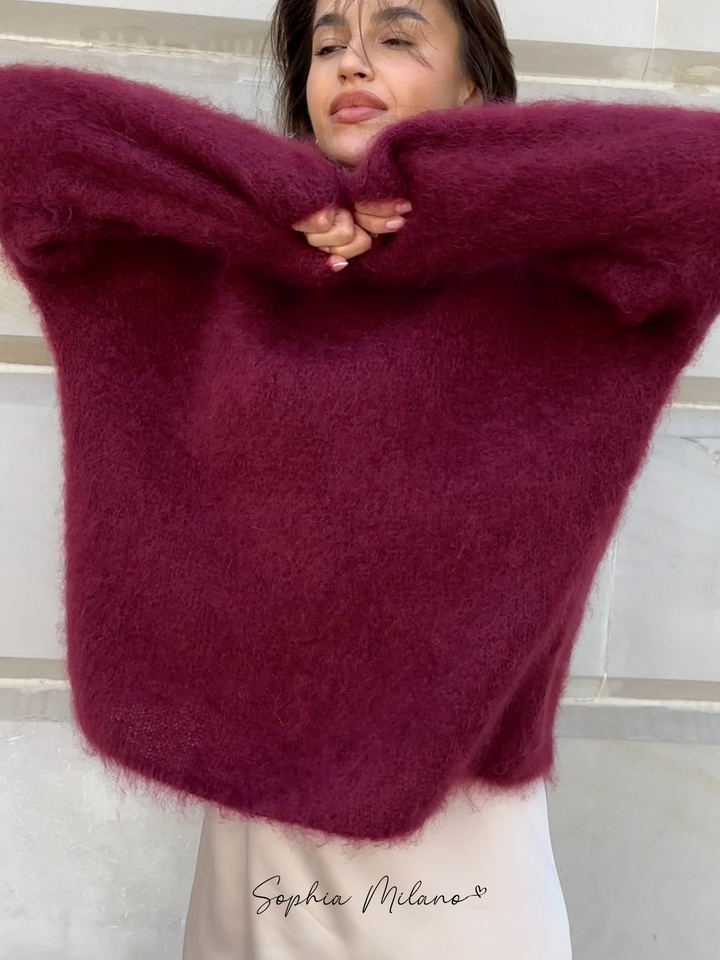 Mohair Crewneck Pullover