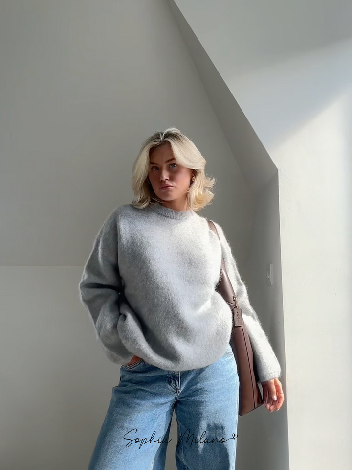 Mohair Crewneck Pullover