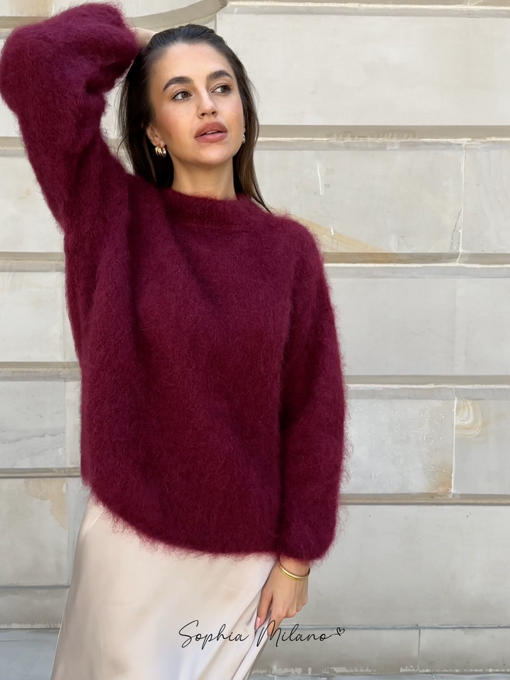 Mohair Crewneck Pullover
