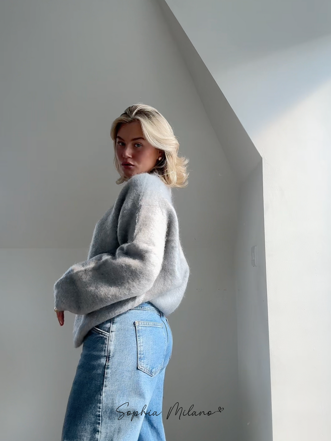 Mohair Crewneck Pullover