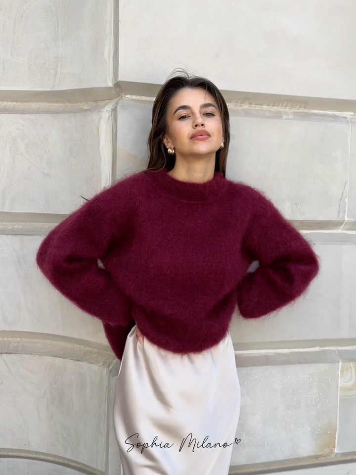 Mohair Crewneck Pullover