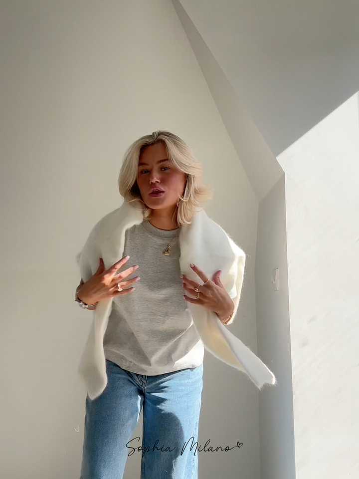 Mohair Crewneck Pullover
