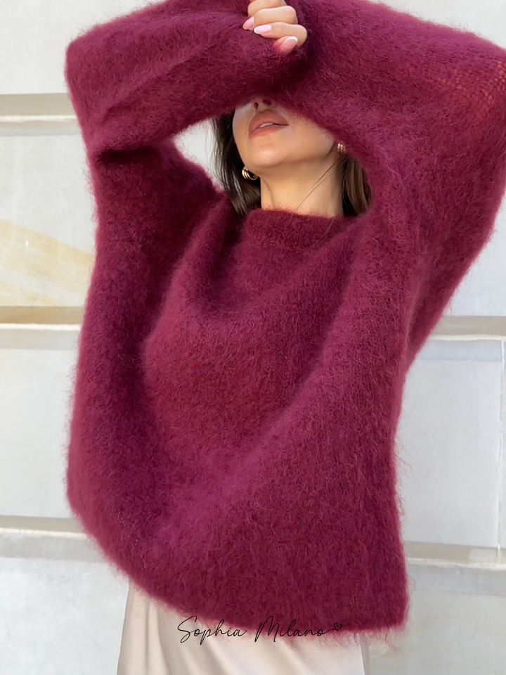 Mohair Crewneck Pullover