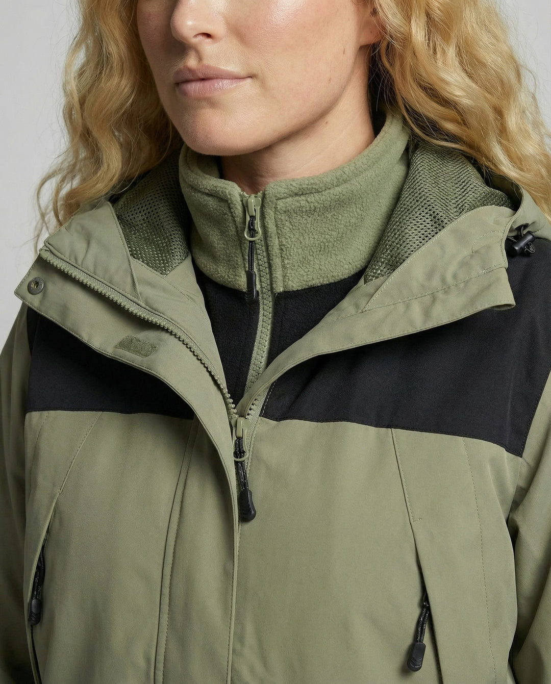 Warme Damen Winterjacke Fleece