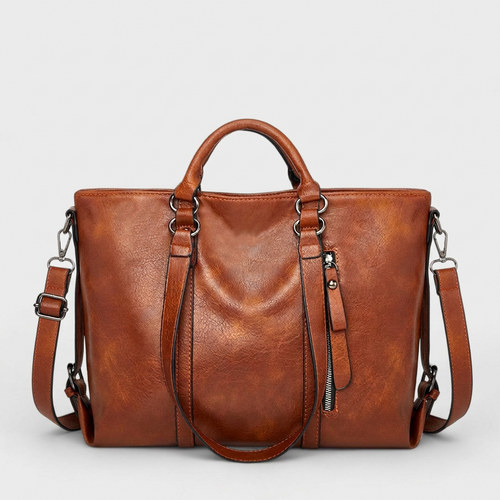 Nord Taschen | Große Vegane Leder Arbeits Tasche mit Crossbody Tragegurt