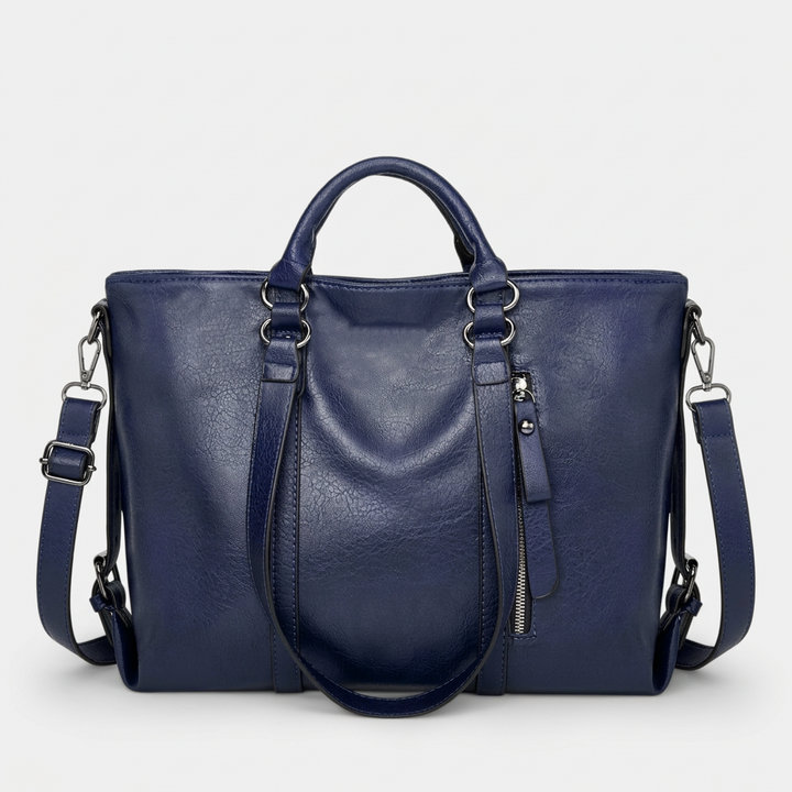 Nord Taschen | Große Vegane Leder Arbeits Tasche mit Crossbody Tragegurt