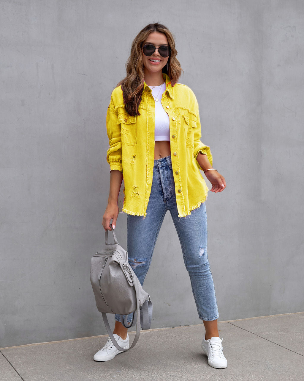 Nord Taschen | Zerrissene Jeansjacke