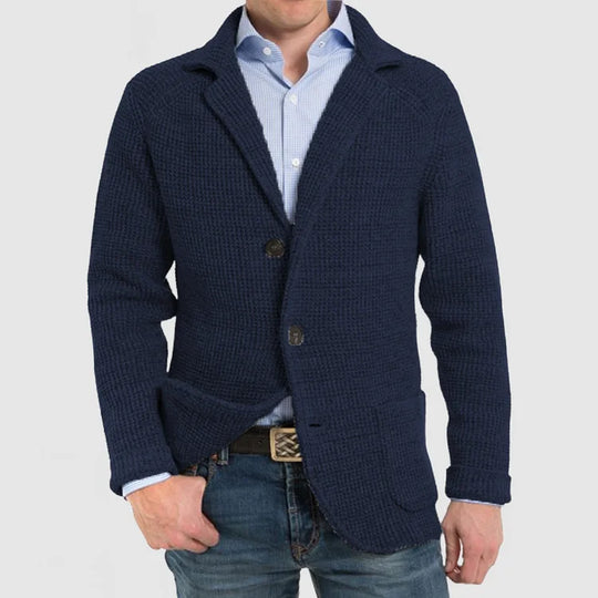 Herren Strickblazer mit zwei Knöpfen - Arvani