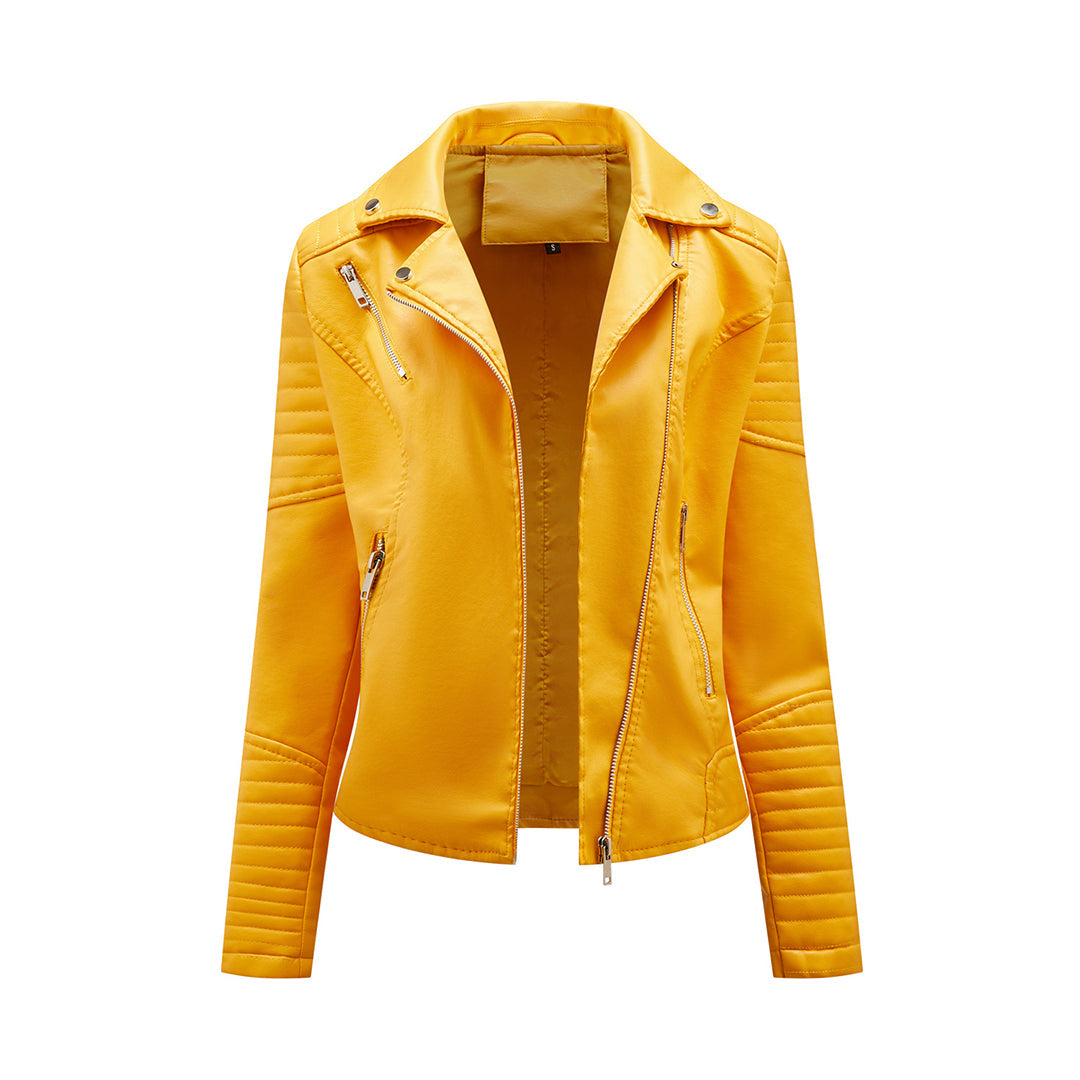 Elegante Lederjacke für Frauen