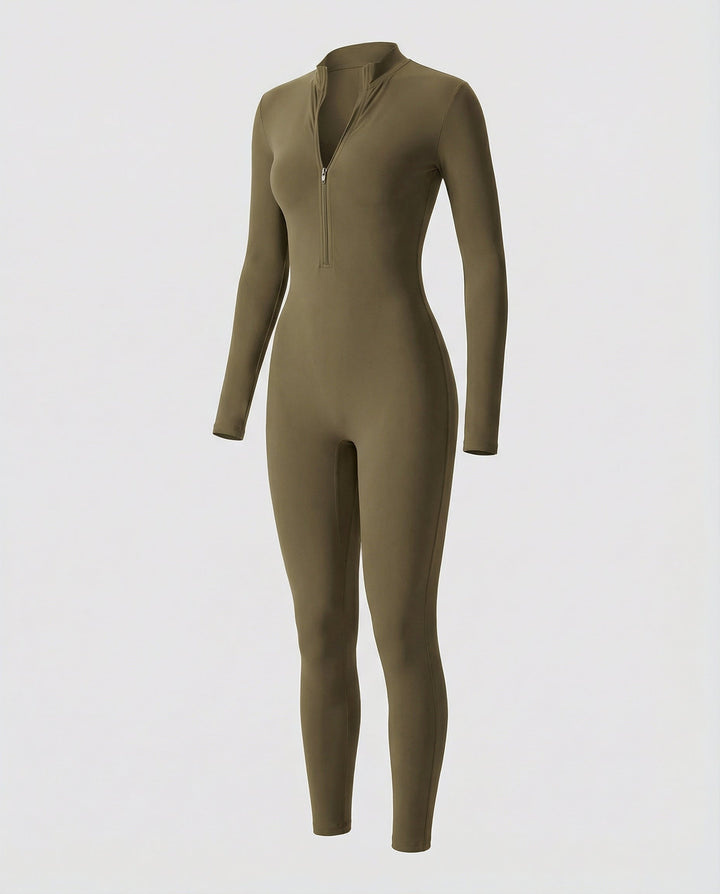 Herbst Stehkragen Damenoverall