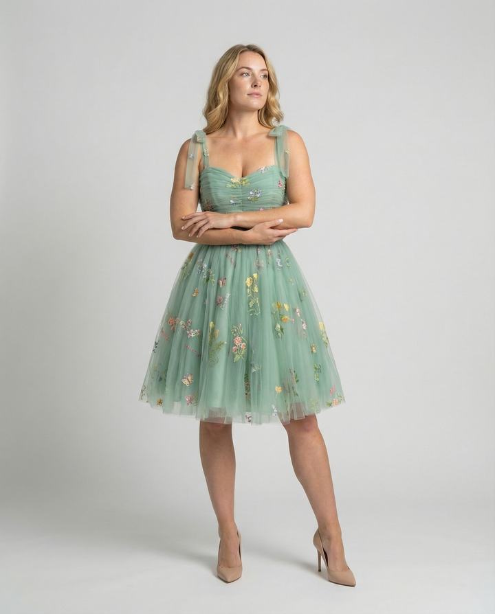 Elegantes Tüll Ballkleid Damen