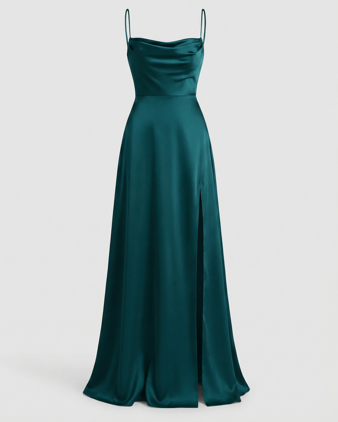 Elegantes Seiden Maxikleid Damen
