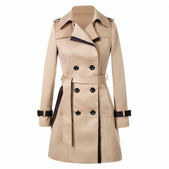 Damen Doppelt-knöpfiger Trenchcoat - Vittorelli