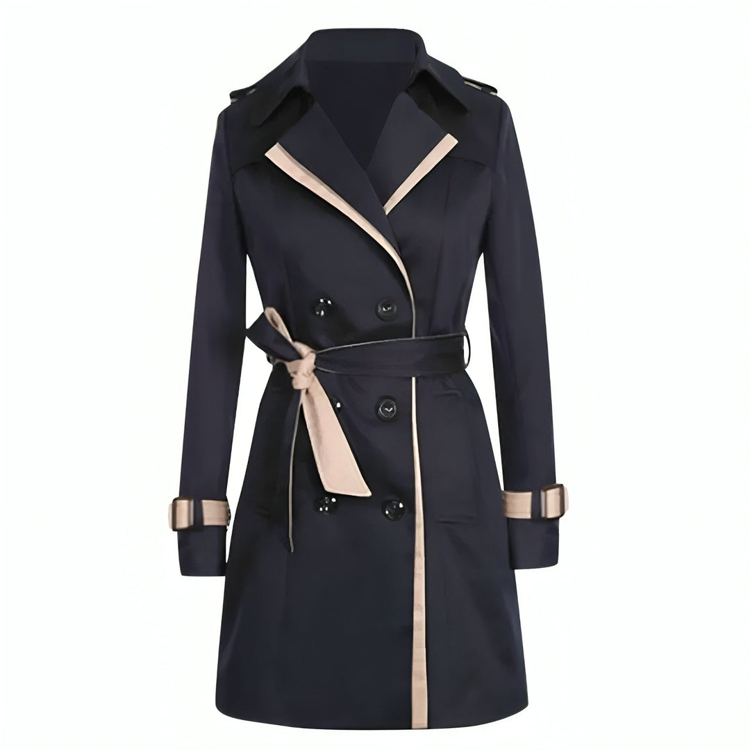 Damen Doppelt-knöpfiger Trenchcoat