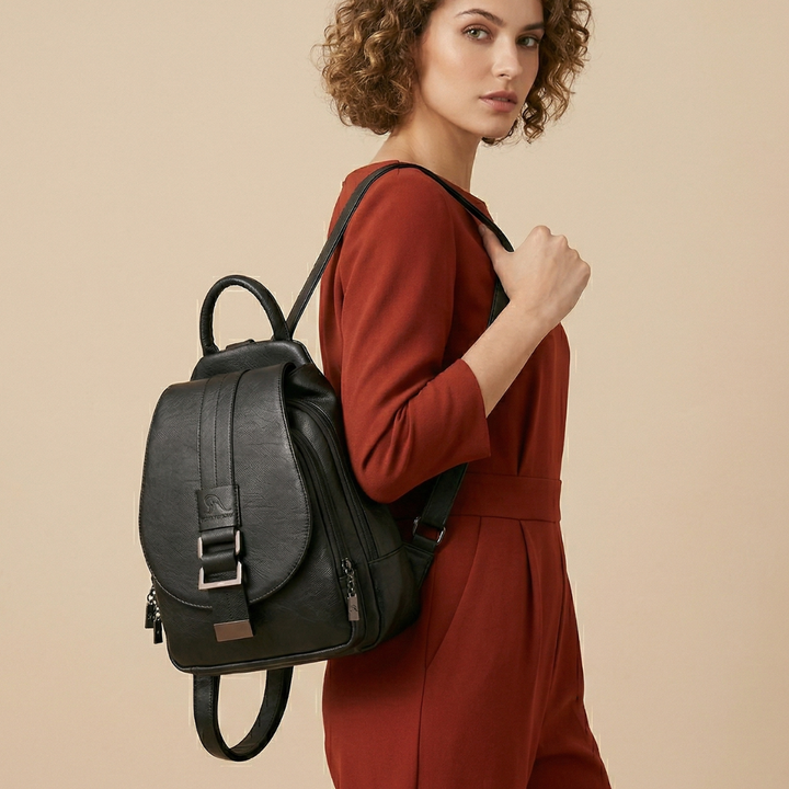Nord Taschen | Mini Veganer Leder Rucksack, Damen Reise Tasche