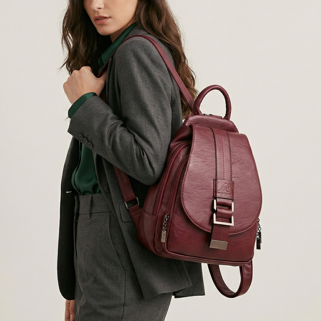 Nord Taschen | Mini Veganer Leder Rucksack, Damen Reise Tasche